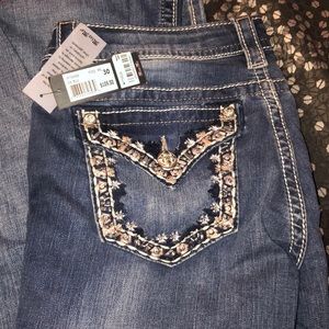Brand new Miss Me boot cut jeans